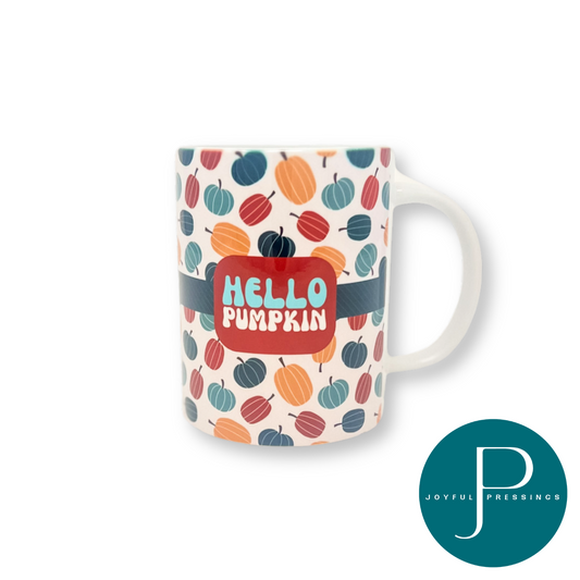 product photo of hello pumpkin mug