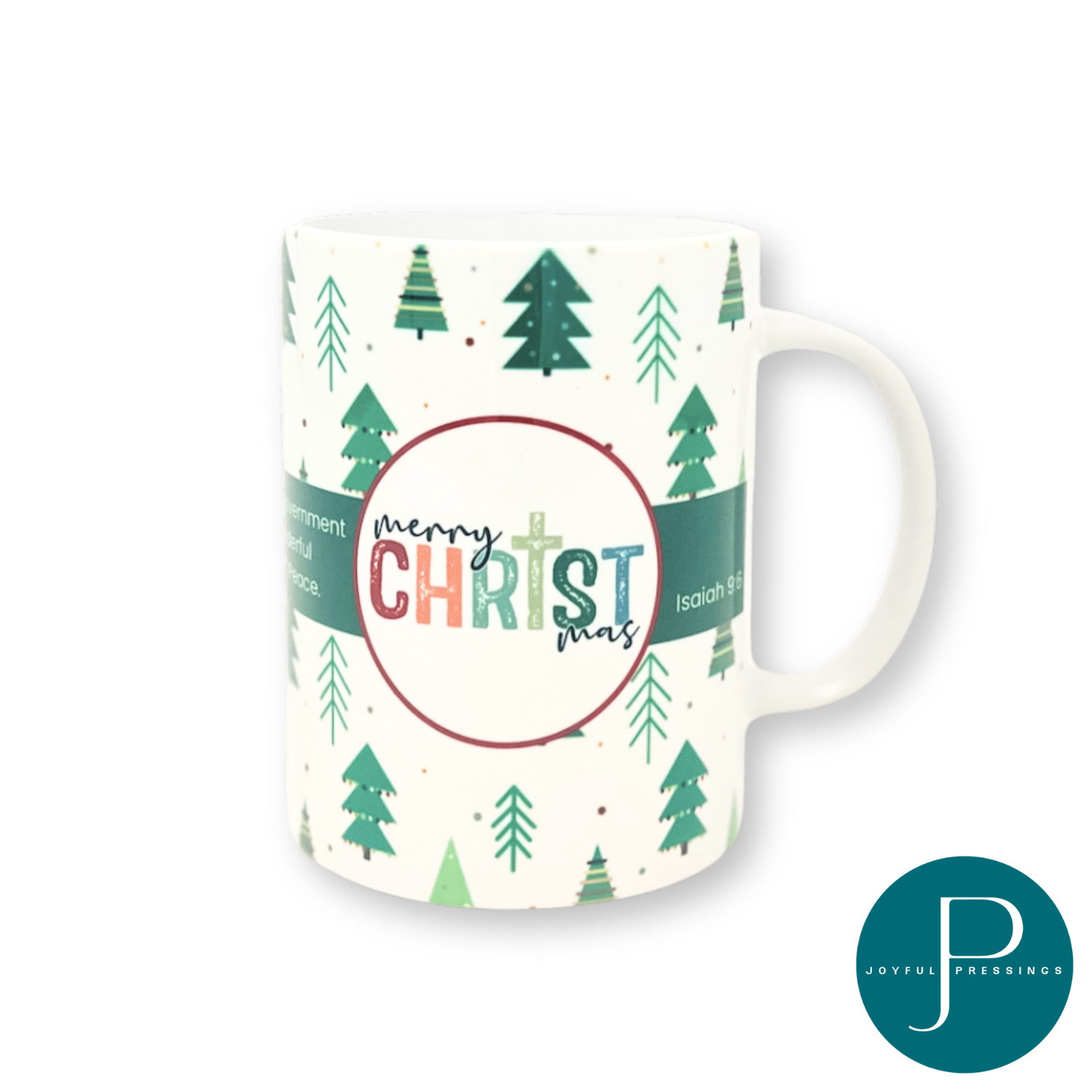 Product photo of Merry CHRISTmas mug