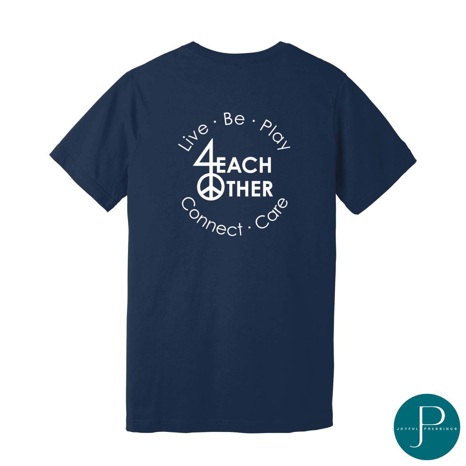 4 Each Other navy blue t-shirt back