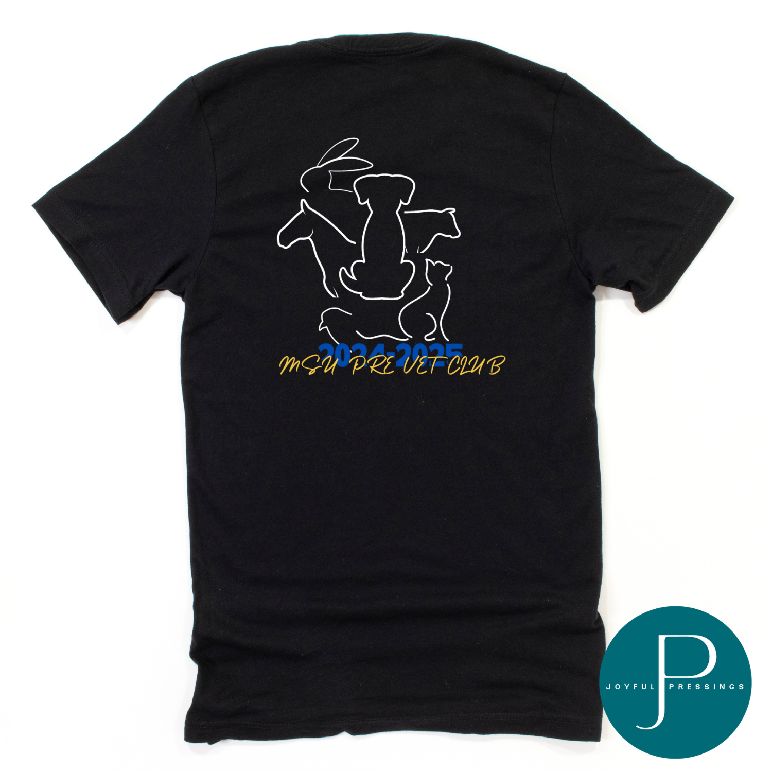 Pre Vet Club - black tee back