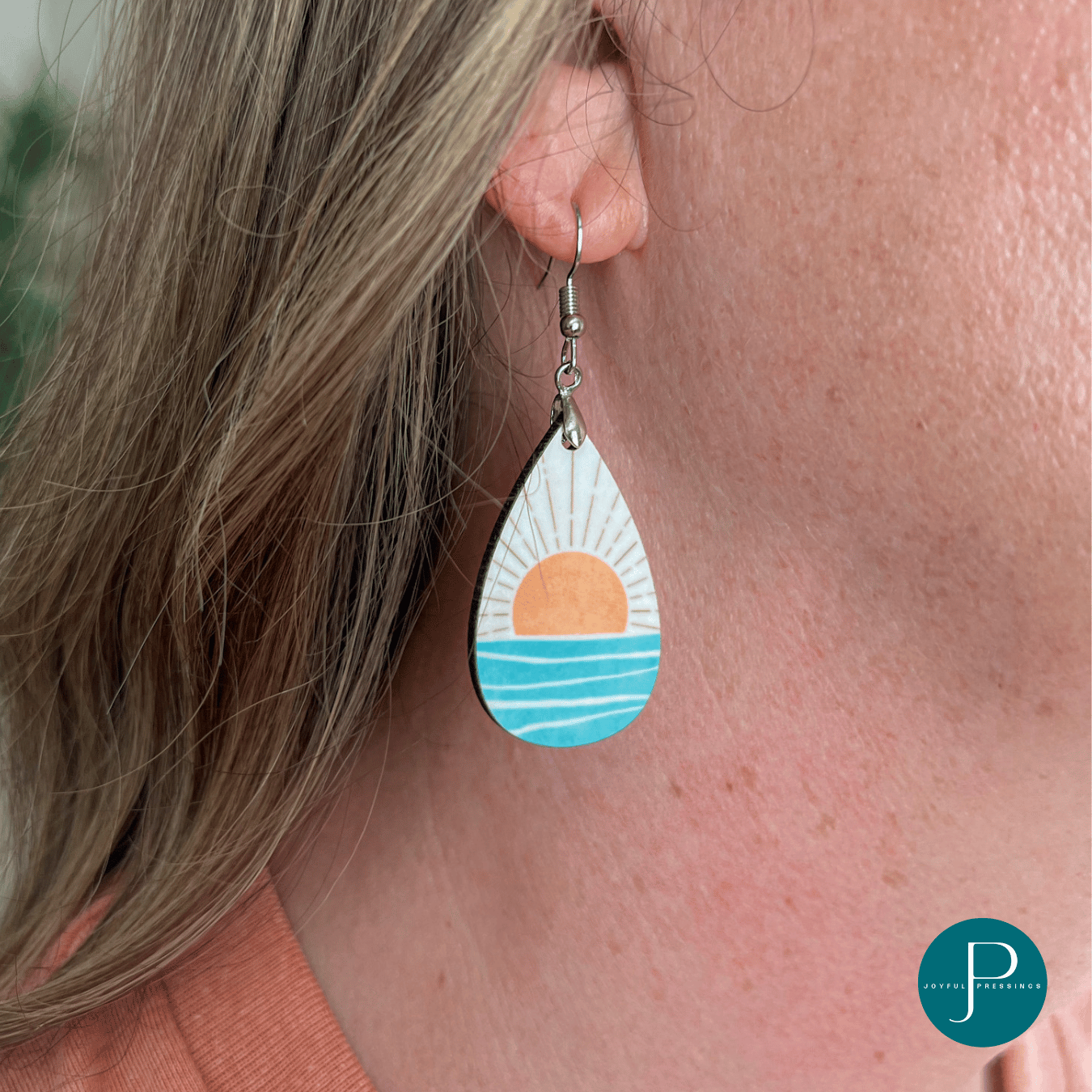 Sunrise Teardrop Earrings